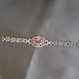 Banana Bob Colored Stone Antique Style Bracelet